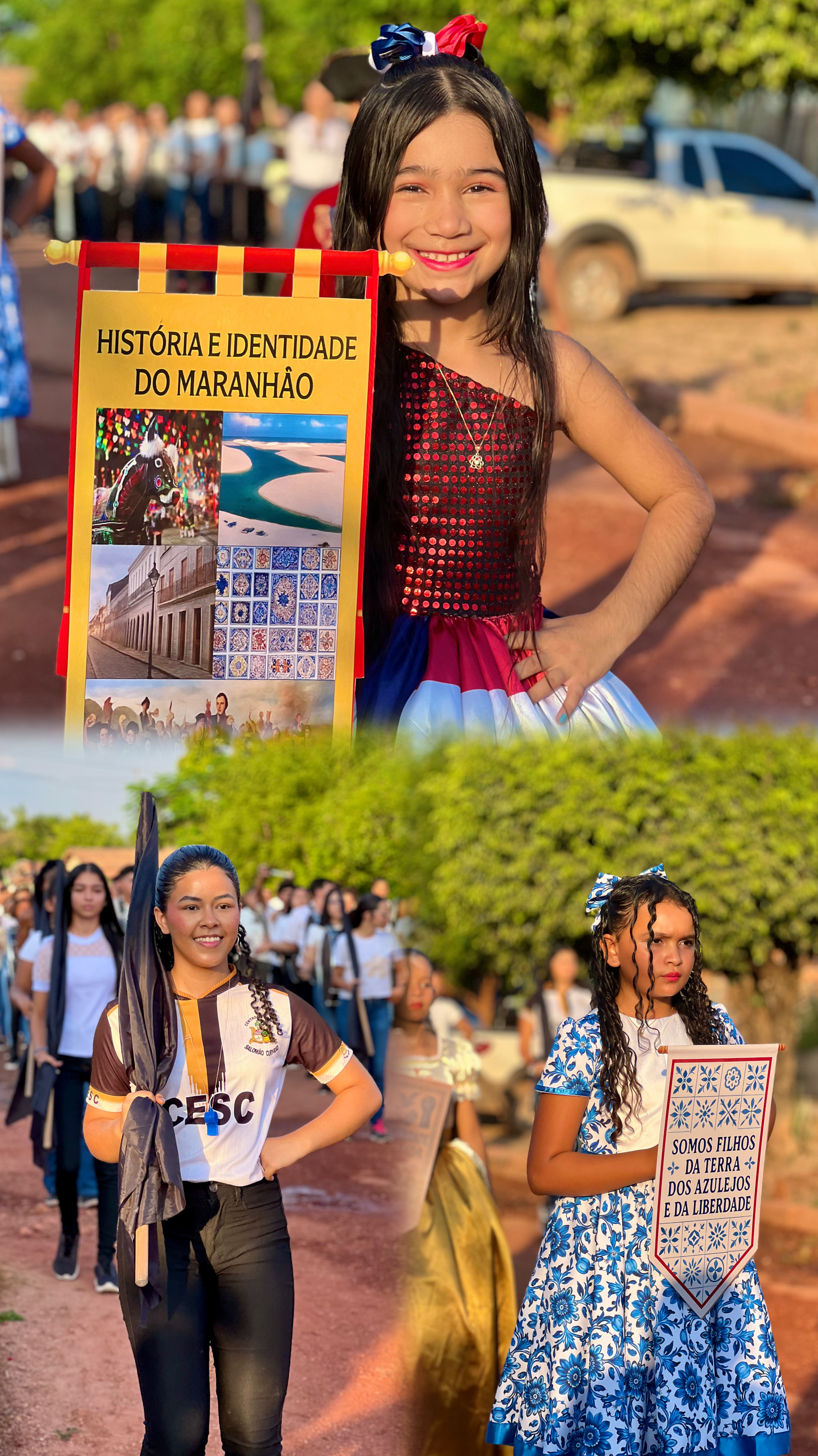 Vereadores da Câmara de Senador La Rocque acompanham programação do 7 de Setembro