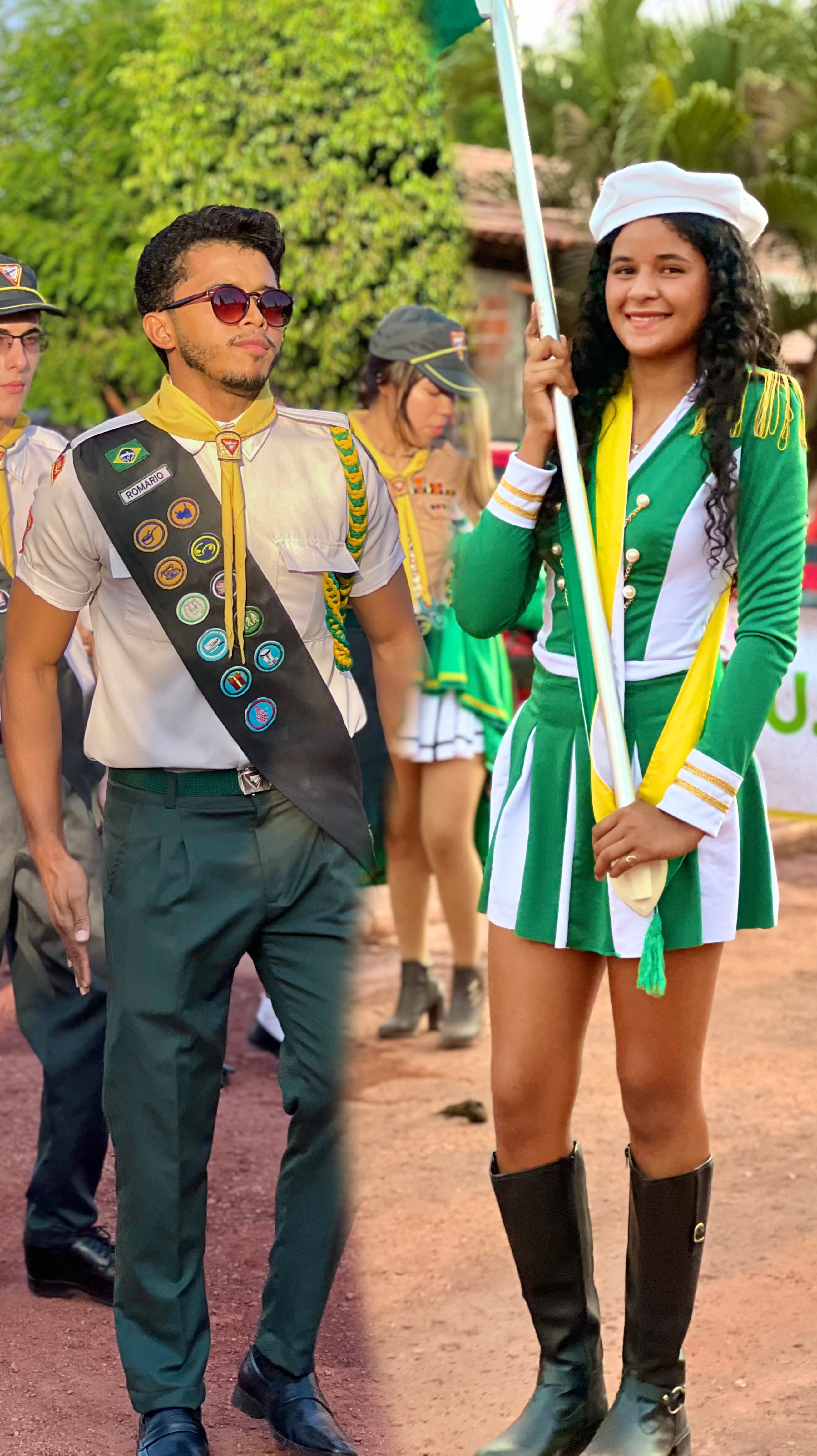 Vereadores da Câmara de Senador La Rocque acompanham programação do 7 de Setembro